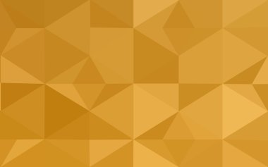 Degrade, arka planda origami stil ve üçgen oluşur turuncu poligonal desen.