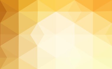 Degrade, arka planda origami stil ve üçgen oluşur turuncu poligonal desen.
