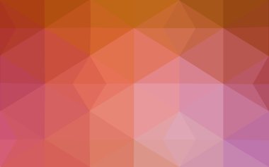 Üçgenler ve degrade origami tarzı oluşur çok renkli pembe, sarı poligonal tasarım deseni.