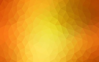 Degrade, arka planda origami stil ve üçgen oluşur turuncu poligonal desen.