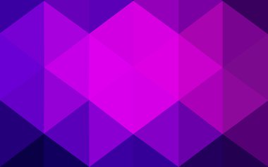Üçgenler ve degrade origami tarzında oluşan koyu mor kenarlı tasarım deseni.