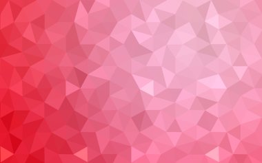 Üçgenler ve degrade origami tarzı oluşur kırmızı köşeli tasarım deseni.