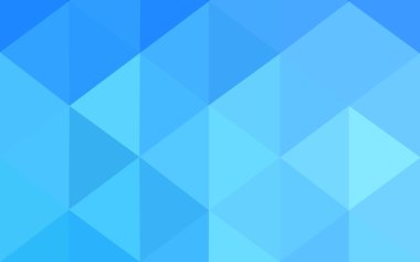 Üçgenler ve degrade origami tarzı oluşur mavi köşeli tasarım deseni.