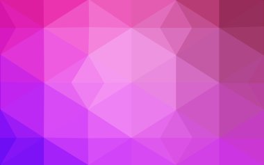 Üçgenler ve degrade origami tarzı oluşur çok renkli mor, pembe poligonal tasarım deseni.