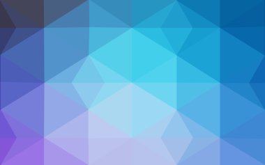 Üçgenler ve degrade origami tarzı oluşur çok renkli pembe, mavi köşeli tasarım deseni.