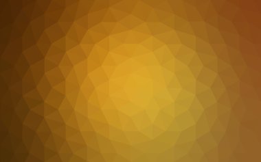 Degrade, arka planda origami stil ve üçgen oluşur turuncu poligonal desen.