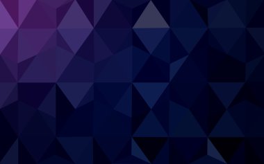 Üçgenler ve degrade origami tarzı oluşur çok renkli koyu mor, pembe poligonal tasarım deseni.