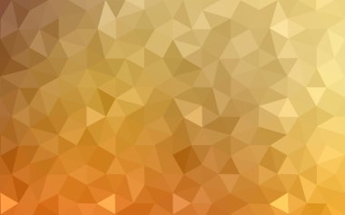 Degrade, arka planda origami stil ve üçgen oluşur turuncu poligonal desen.