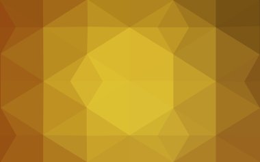 Degrade, arka planda origami stil ve üçgen oluşur turuncu poligonal desen.