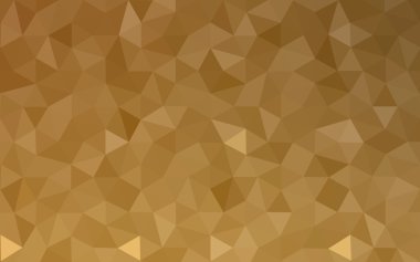 Degrade, arka planda origami stil ve üçgen oluşur turuncu poligonal desen.