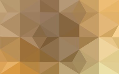 Degrade, arka planda origami stil ve üçgen oluşur turuncu poligonal desen.