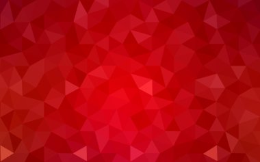 Üçgenler ve degrade origami tarzı oluşur kırmızı köşeli tasarım deseni.