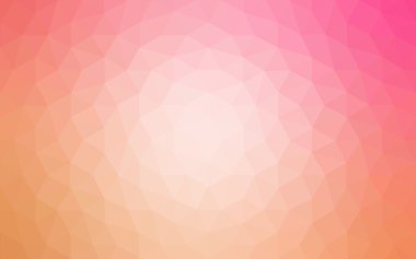 Degrade, arka planda origami stil ve üçgen oluşur turuncu poligonal desen.