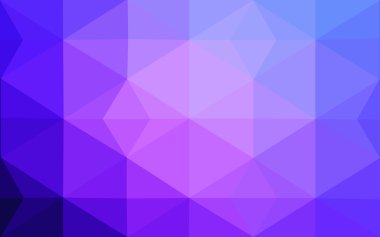 Üçgenler ve degrade origami tarzı oluşur çok renkli pembe, mavi köşeli tasarım deseni.