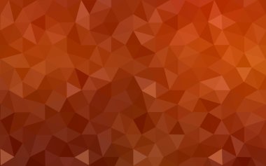 Degrade, arka planda origami stil ve üçgen oluşur turuncu poligonal desen.