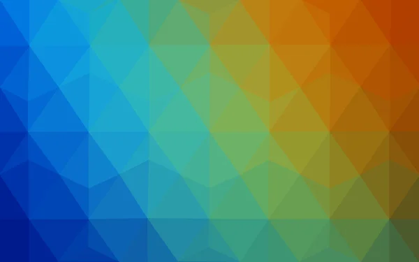 Multicolor padrão de design poligonal escuro, que consistem em triângulos e gradiente no estilo origami . —  Vetores de Stock