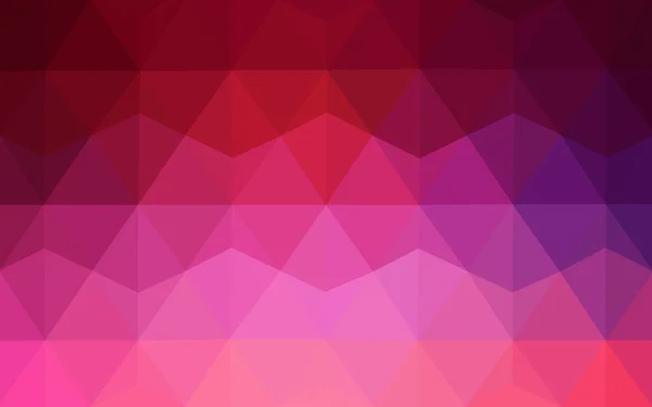 Multicolor mörk lila, rosa polygonal designmönster, som består av trianglar och lutningen i origami stil. — Stock vektor