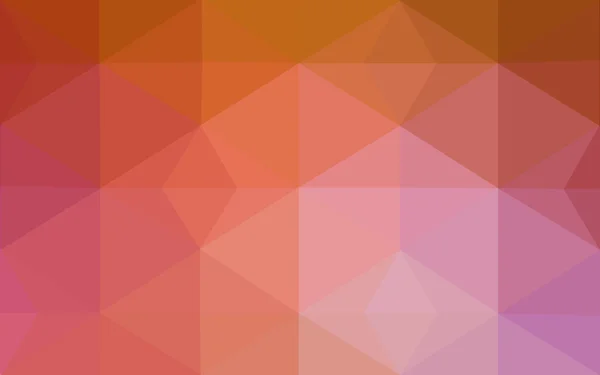 Multicolor różowy, żółty wielokątne wzór, który składa się z trójkątów i gradientu w stylu origami. — Wektor stockowy