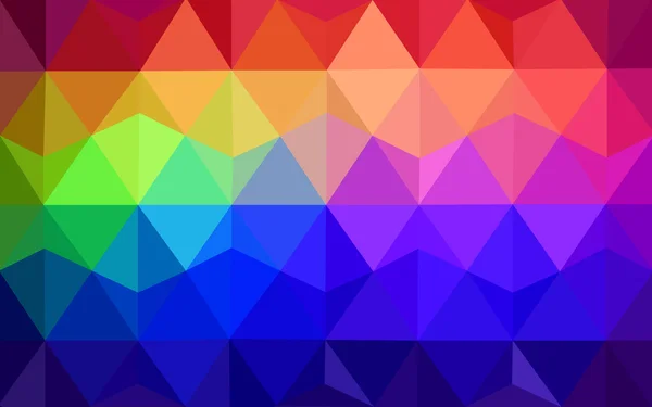 Многоцветный темно-полигональный рисунок, состоящий из треугольников и градиента в стиле оригами . — стоковый вектор