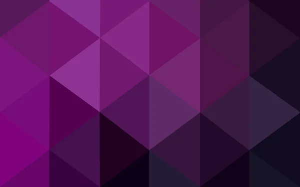 Ciemny różowy wielokątne wzór, który składa się z trójkątów i gradientu w stylu origami. — Wektor stockowy