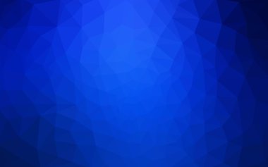 Üçgenler ve degrade origami tarzı oluşur koyu mavi köşeli tasarım deseni.