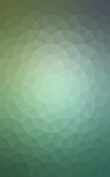 Patrón de diseño poligonal multicolor verde, azul, que consiste en triángulos y gradiente en estilo origami . —  Fotos de Stock