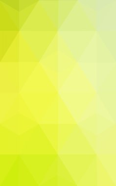 Üçgenler ve degrade origami tarzı oluşur çok renkli yeşil, sarı, turuncu poligonal tasarım deseni.