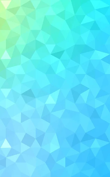 Multicolor green, blue polygonal design pattern, which consist of triangles and gradient in origami style.