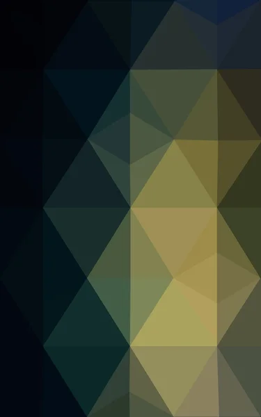 Patrón de diseño poligonal multicolor azul oscuro, amarillo, naranja, que consiste en triángulos y gradiente en estilo origami . — Foto de Stock