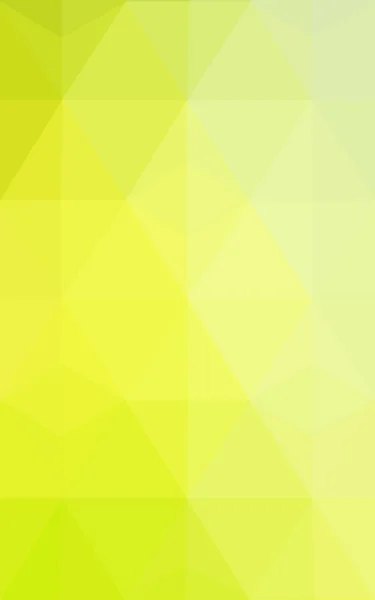 Modèle polygonal multicolore vert, jaune, orange, composé de triangles et de dégradés de style origami . — Photo