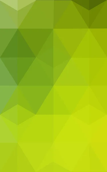 Multicolor green, yellow, orange polygonal design pattern, which consist of triangles and gradient in origami style. — Stock Photo, Image