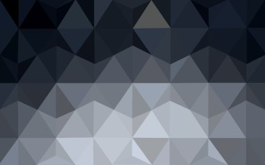 Üçgenler ve degrade origami tarzı oluşur koyu gri köşeli tasarım deseni.