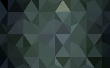 Üçgenler ve degrade origami tarzı oluşur koyu gri köşeli tasarım deseni.