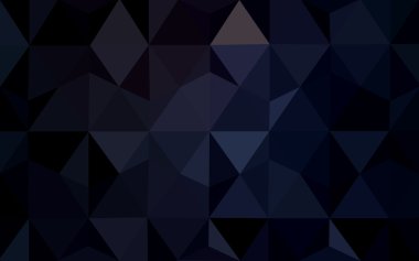 Üçgenler ve degrade origami tarzı oluşur koyu gri köşeli tasarım deseni.