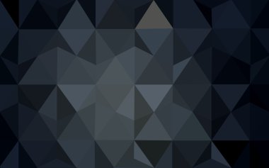 Üçgenler ve degrade origami tarzı oluşur koyu gri köşeli tasarım deseni.