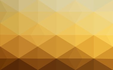 Üçgenler ve degrade origami tarzı oluşur çok renkli mavi, sarı, turuncu poligonal tasarım deseni.