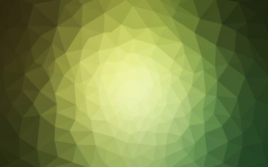 Üçgenler ve degrade origami tarzı oluşur yeşil köşeli tasarım deseni.