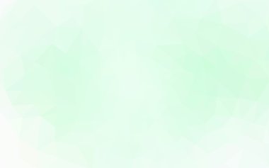 Üçgenler ve degrade origami tarzı oluşur yeşil köşeli tasarım deseni.