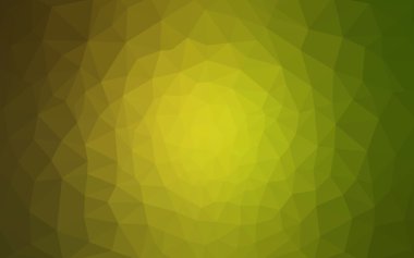 Üçgenler ve degrade origami tarzı oluşur yeşil köşeli tasarım deseni.