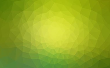 Üçgenler ve degrade origami tarzı oluşur yeşil köşeli tasarım deseni.