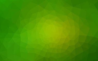 Üçgenler ve degrade origami tarzı oluşur yeşil köşeli tasarım deseni.