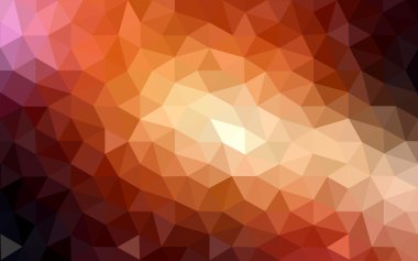 Üçgenler ve degrade origami tarzı oluşur koyu kırmızı köşeli tasarım deseni.