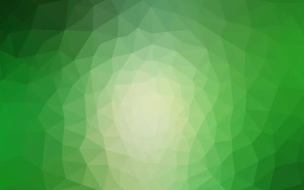 Groene veelhoekige ontwerppatroon, die bestaan uit driehoeken en verloop in origami stijl. — Stockvector