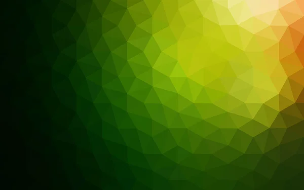 Patrón de diseño poligonal multicolor rojo oscuro, verde, que consiste en triángulos y gradiente en estilo origami . — Archivo Imágenes Vectoriales