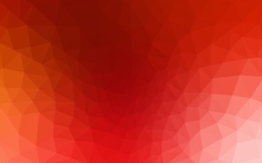 Üçgenler ve degrade origami tarzı oluşur kırmızı köşeli tasarım deseni.