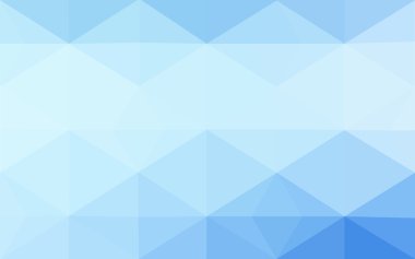 Üçgenler ve degrade origami tarzı oluşur mavi köşeli tasarım deseni.