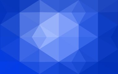 Üçgenler ve degrade origami tarzı oluşur mavi köşeli tasarım deseni.