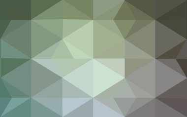 Üçgenler ve degrade origami tarzı oluşur yeşil köşeli tasarım deseni.