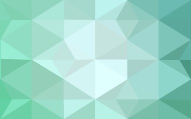 Üçgenler ve degrade origami tarzı oluşur yeşil köşeli tasarım deseni.
