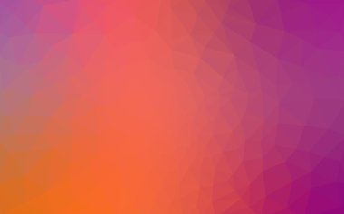 Üçgenler ve degrade origami tarzı oluşur çok renkli pembe, sarı poligonal tasarım deseni.